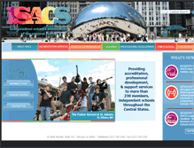 Tablet Screenshot of isacs.org
